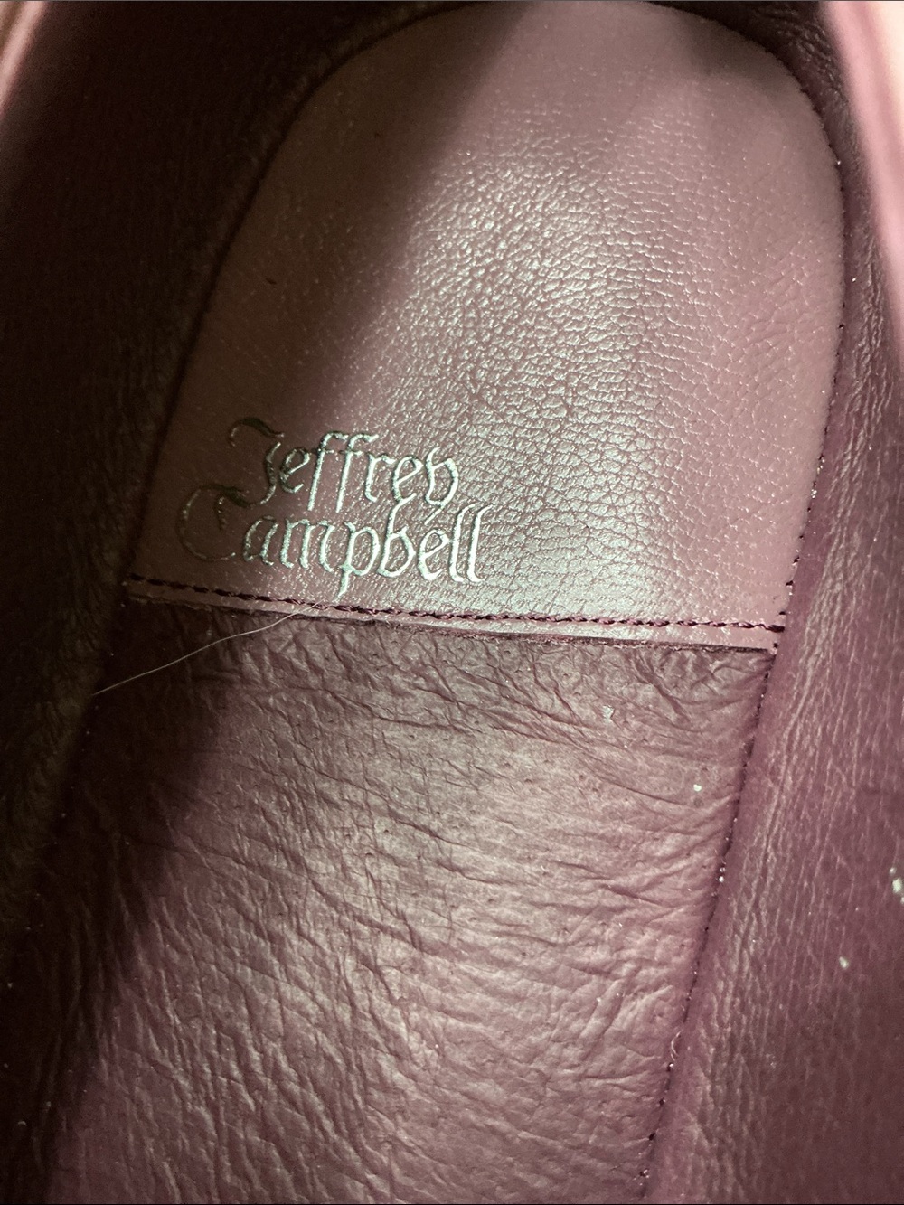 Jeffrey Campbell Mauve Leather Flats - Picture 5 of 8